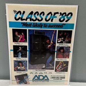 Becker / Hammett / McClendon / Gilbert / Friedman - ADA AMPS - 1989 Print Ad